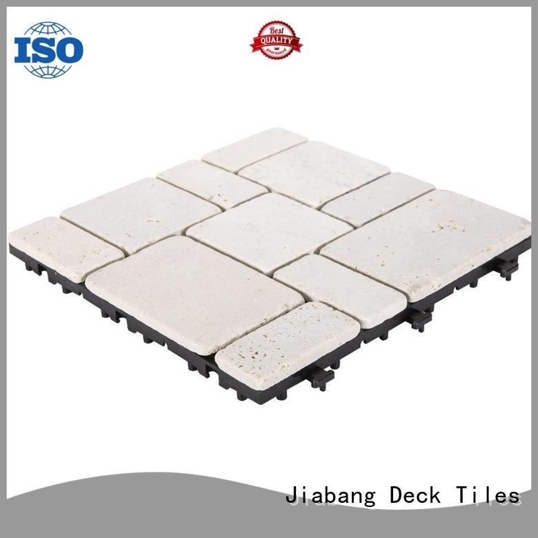 JIABANG limestone tumbled travertine floor tiles at discount for playground