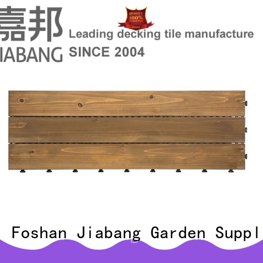JIABANG diy wood interlocking wood deck tiles wood deck for garden