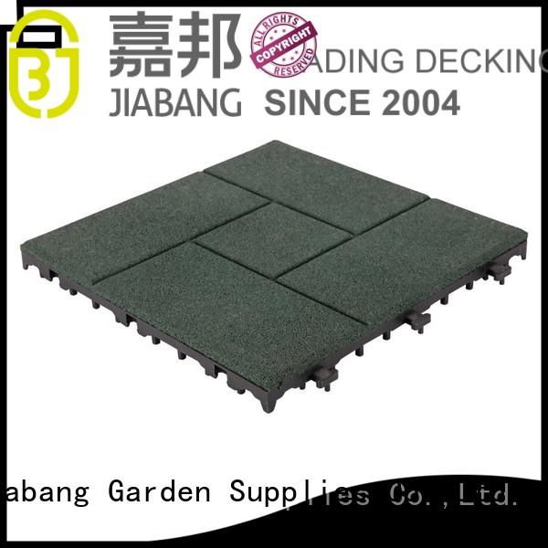 tiles balcony interlocking rubber mats square JIABANG Brand company
