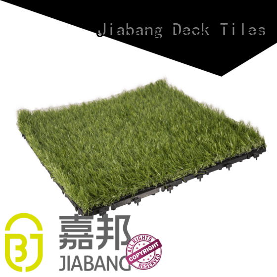 landscape plastic grass tiles at discount garden decoration JIABANG