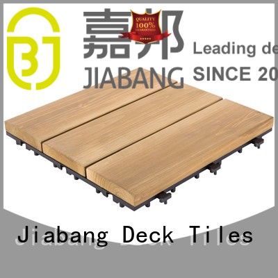 JIABANG refinishing interlocking wood deck tiles flooring wooden floor