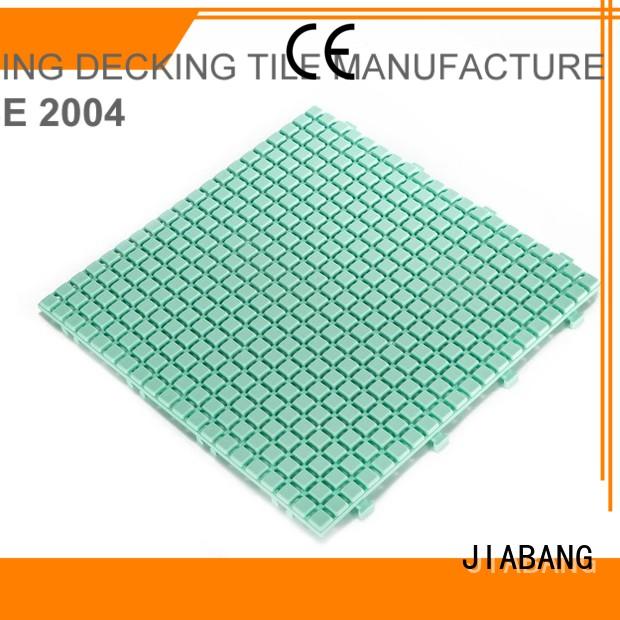 plastic floor tiles outdoor coral floor JIABANG Brand company