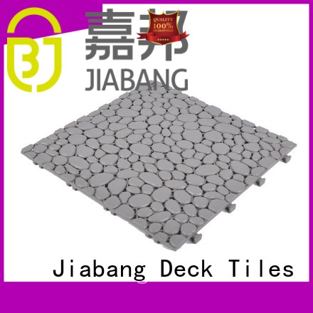 JIABANG interlocking plastic patio tiles for customization