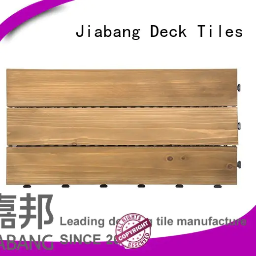 JIABANG interlocking interlocking wood deck tiles flooring for balcony