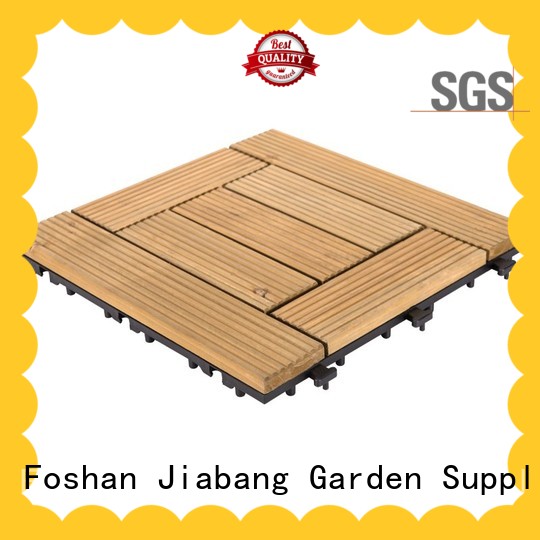 JIABANG natural hardwood deck tiles chic design for garden