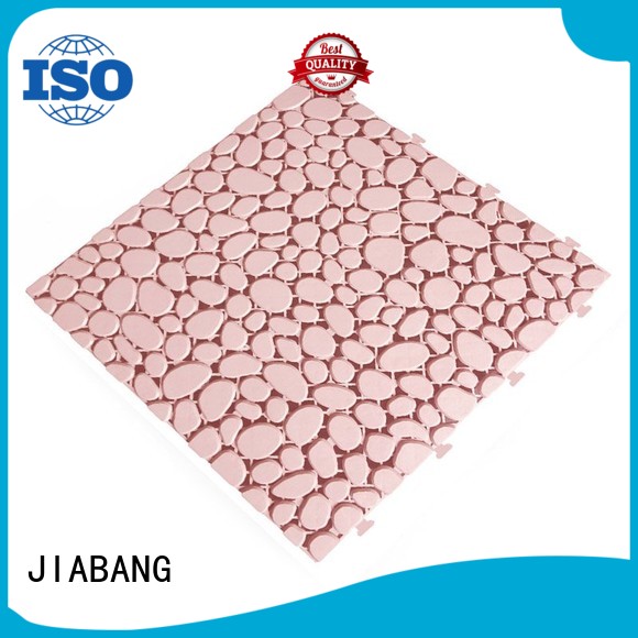 JIABANG flooring interlocking plastic patio tiles for customization