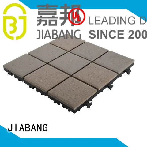 12x12 exhibition ceramic garden tiles decking JIABANG company