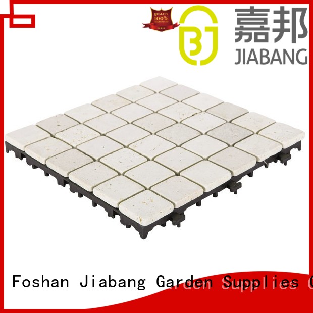 JIABANG natural gray travertine tile wholesale for playground
