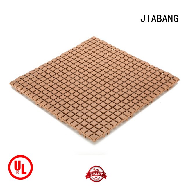 JIABANG wood plastic composite decking tiles for customization