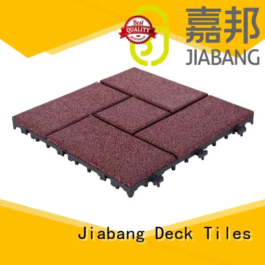 JIABANG Brand interlock court rubber mat tiles floor supplier