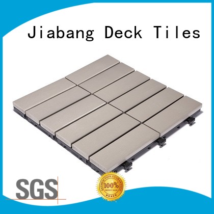 JIABANG pvc outdoor plastic deck tiles popular garden path