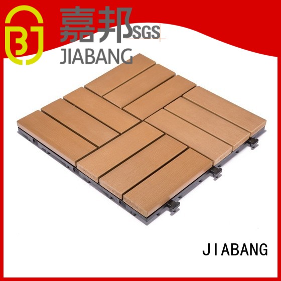 pvc plastic patio tiles light-weight garden path JIABANG