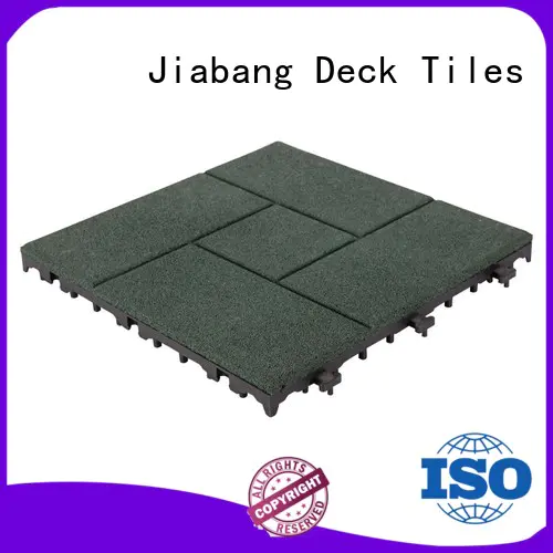 Decking square rubber patio tile XJ-SBR-GN002