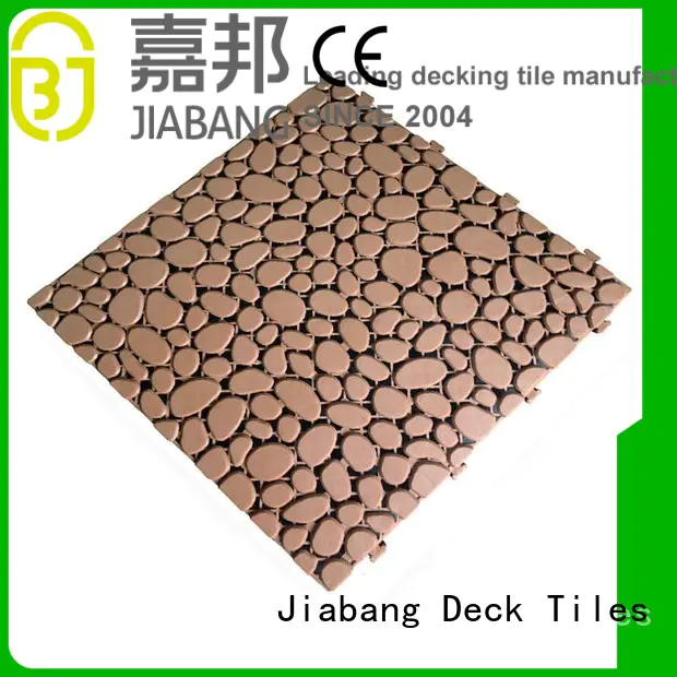 anti-sliding plastic decking tiles non-slip JIABANG