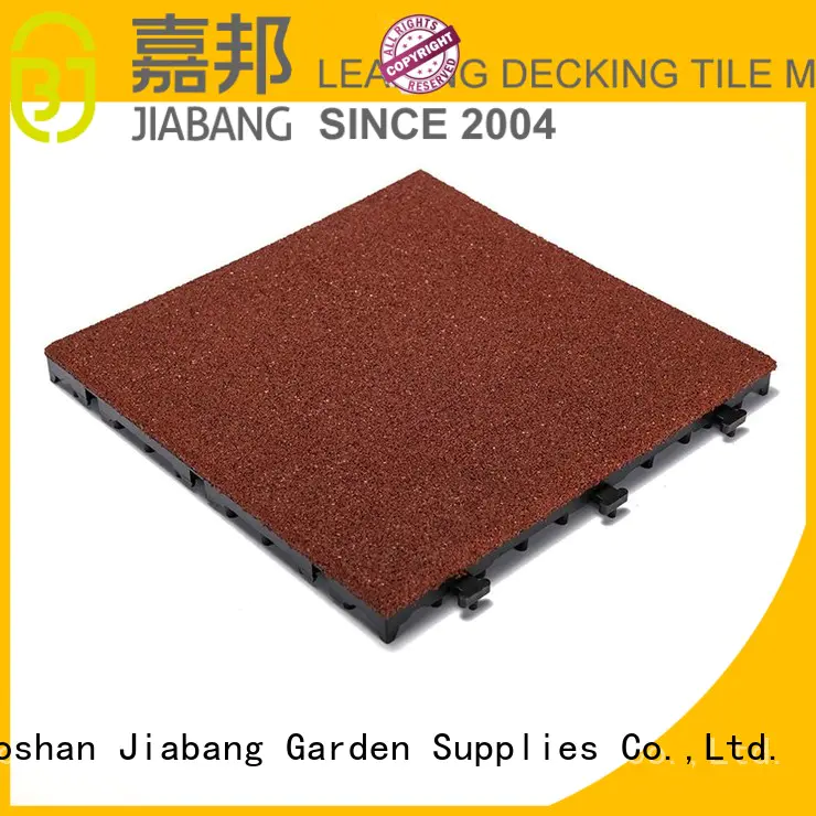 rubber mat tiles balcony patio soft JIABANG Brand interlocking rubber mats