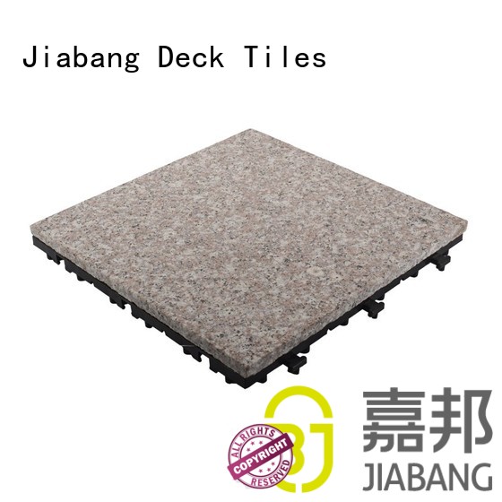 JIABANG custom interlocking granite deck tiles from top manufacturer for porch construction