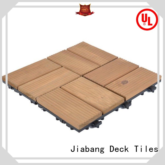 JIABANG adjustable garden wooden decking tiles outdoor for garden