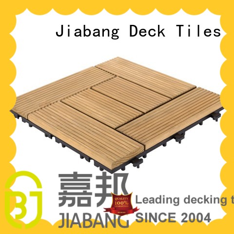 JIABANG natural wooden decking squares wood deck wooden floor