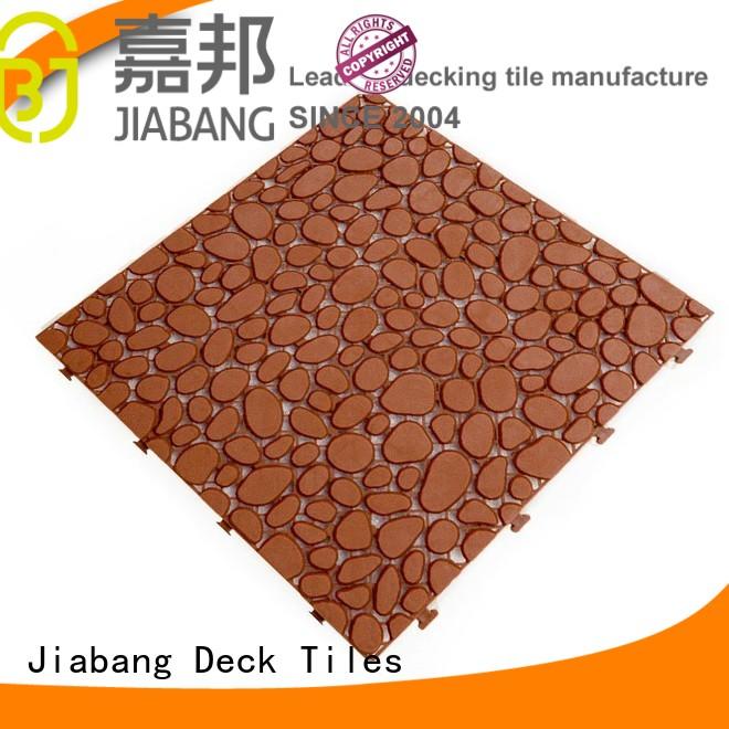 Hot plastic floor tiles outdoor off JIABANG Brand