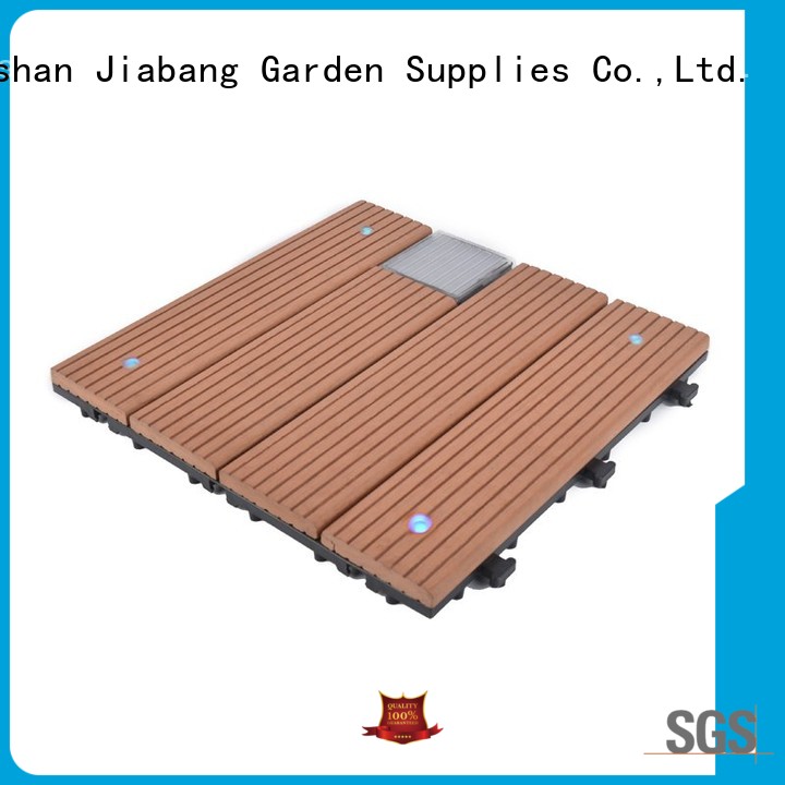 JIABANG eco-friendly snap together deck tiles highly-rated ground