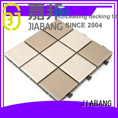 interlocking Custom ceramic outdoor ceramic tile garden JIABANG