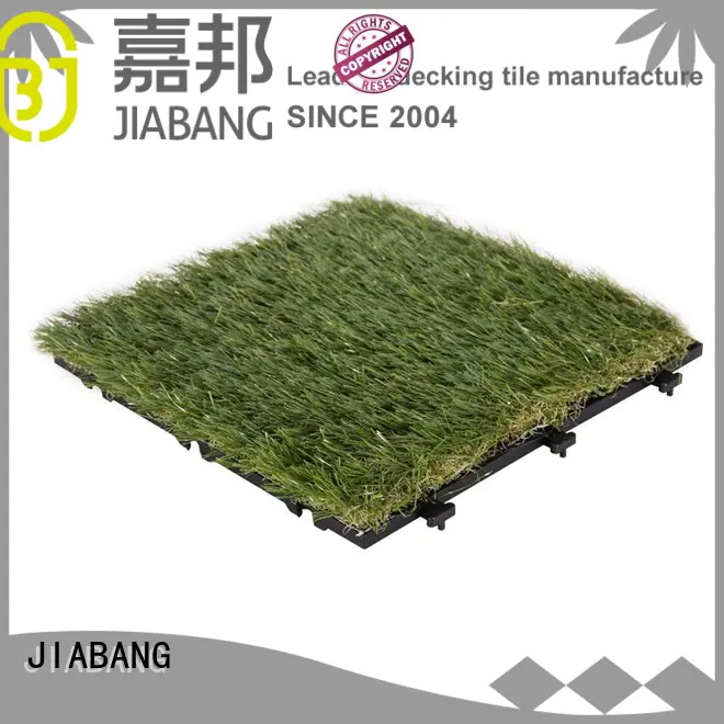 permeable artificial grass tiles easy installation for garden
