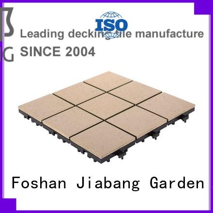 patio deck ceramic roof ceramic interlocking tiles JIABANG Brand