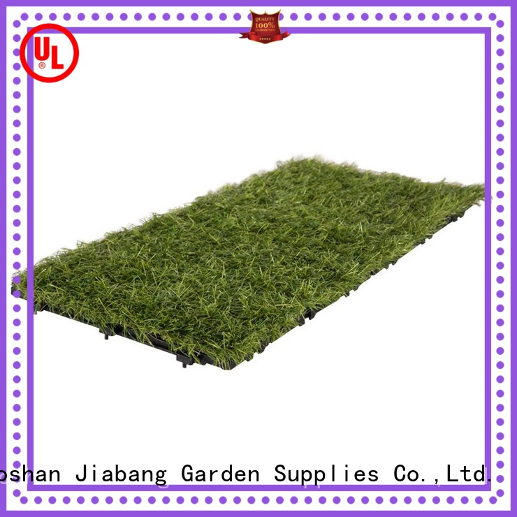 JIABANG landscape synthetic grass tiles garden decoration