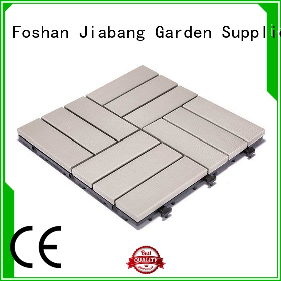 JIABANG high-end plastic decking tiles popular home decoration