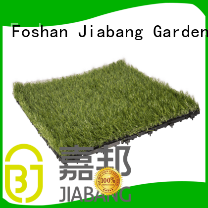 JIABANG top-selling fake grass tiles artificial grass balcony construction