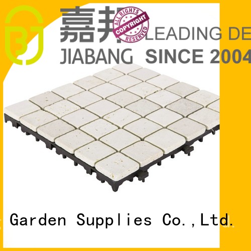 outdoor travertine marble tile diy for garden decoration JIABANG