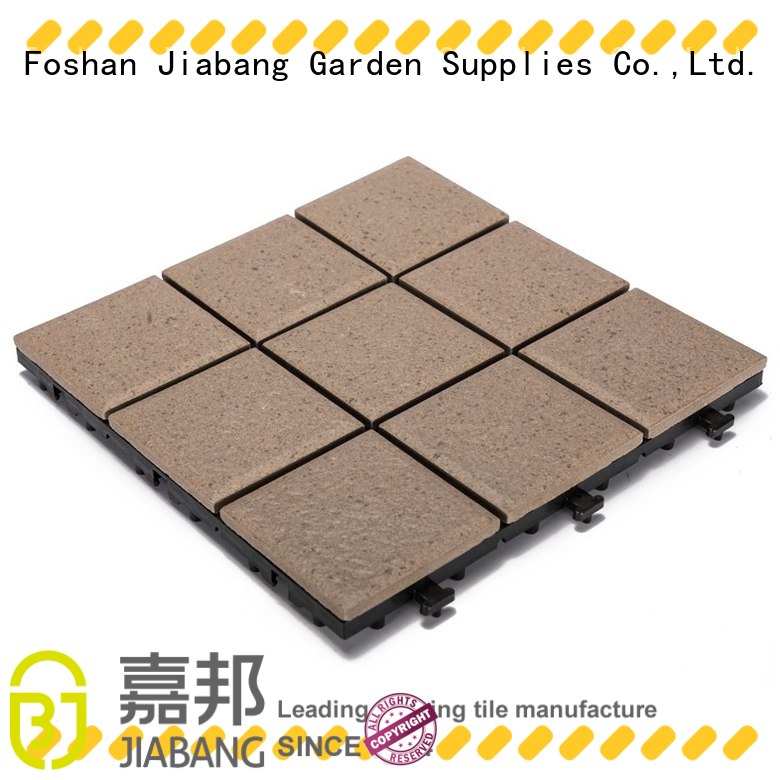 porcelain deck tiles exhibition at discount JIABANG