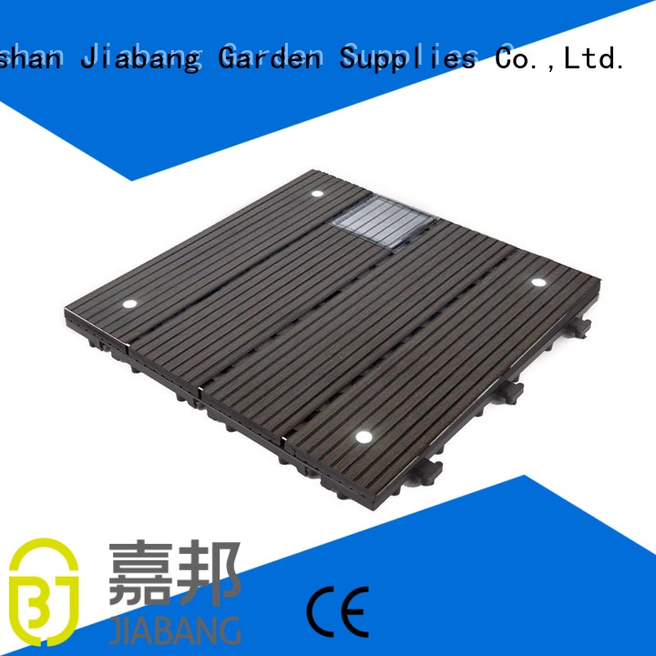 outdoor composite deck tiles wpc ground JIABANG