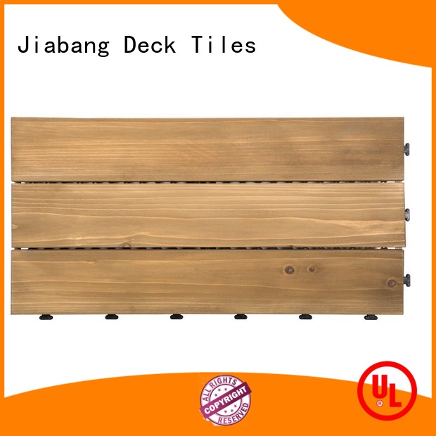 outdoor wood deck panels flooring wood for garden JIABANG