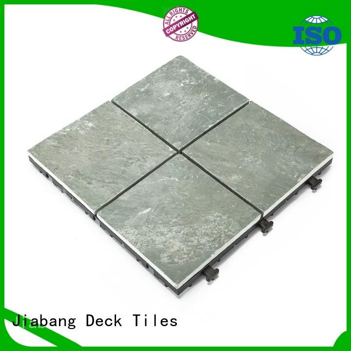 JIABANG outdoor interlocking stone deck tiles floor decoration swimming pool