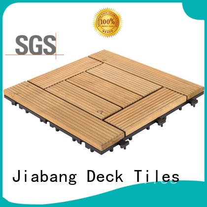 JIABANG interlocking interlocking wood deck tiles flooring for garden