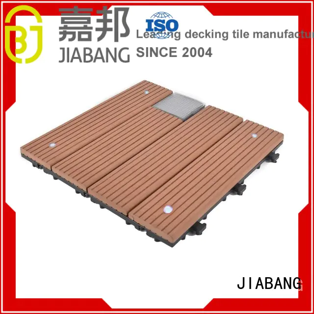 wpc patio deck tiles protective ground JIABANG