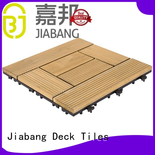 JIABANG adjustable hardwood deck tiles chic design for balcony