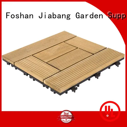 JIABANG adjustable hardwood deck tiles wood deck for balcony