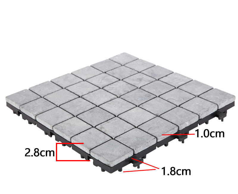 JIABANG outdoor silver travertine tile high-quality for garden decoration-3
