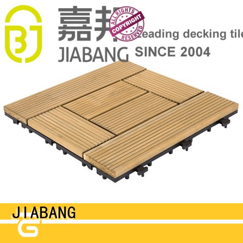 JIABANG natural hardwood deck tiles flooring wooden floor