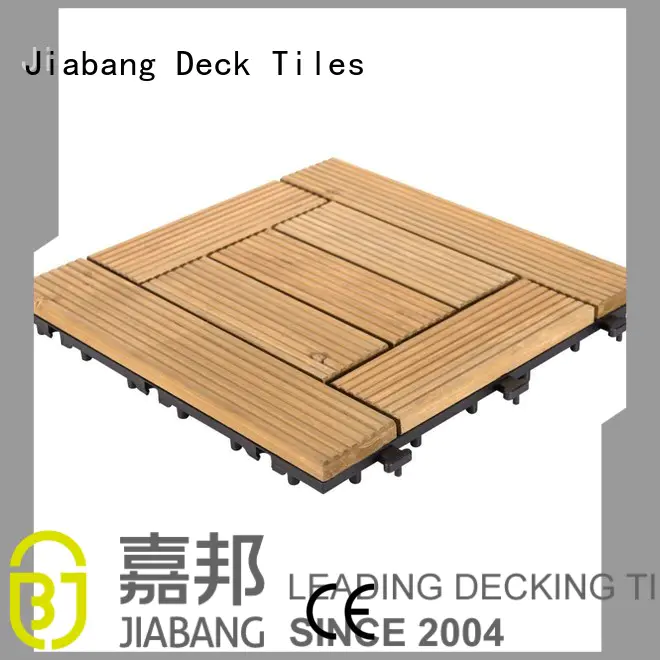outdoor floors interlocking wood deck tiles garden tiles interlocking JIABANG company