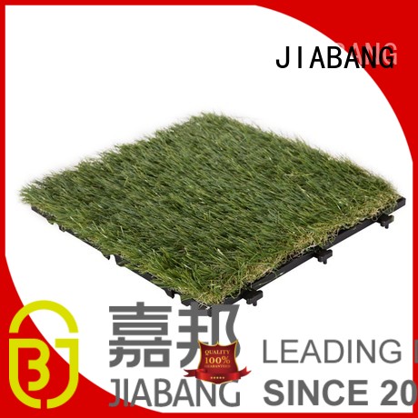 Quality JIABANG Brand outdoor grass tiles artificial tiles