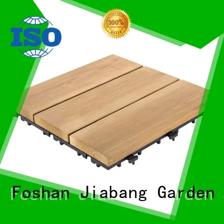 DIY tiles interlocking solid wood flooring for balcony S3P3030PH