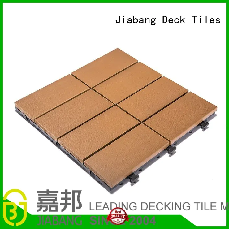 lightweight plastic OEM plastic decking tiles JIABANG