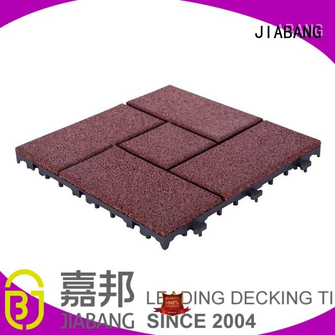 Hot interlocking rubber mats playground JIABANG Brand