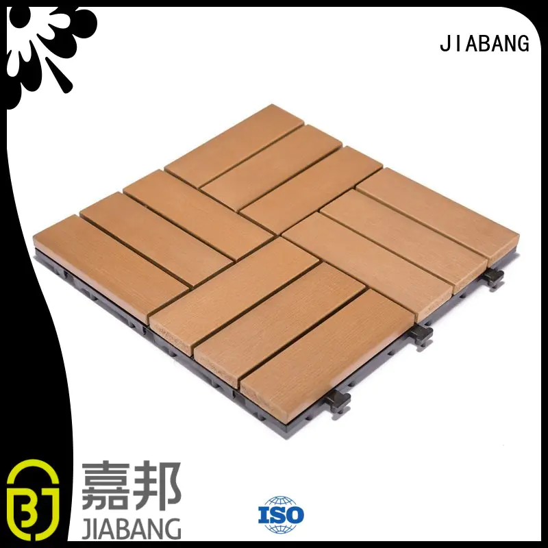 decking floor pvc deck tiles JIABANG Brand