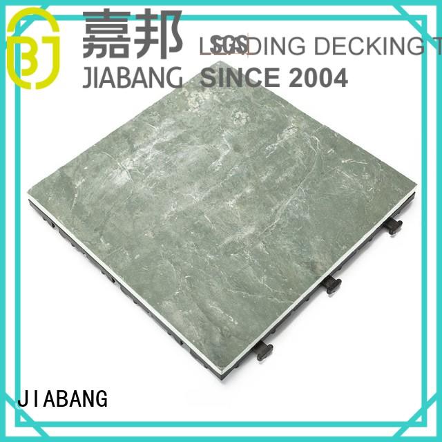 deck interlocking stone deck tiles slip slate JIABANG company