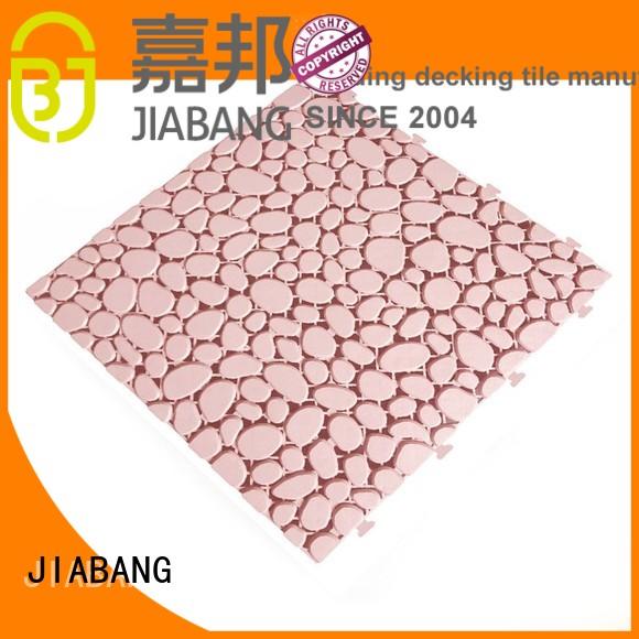 plastic floor tiles outdoor kitchen JIABANG Brand non slip bathroom tiles