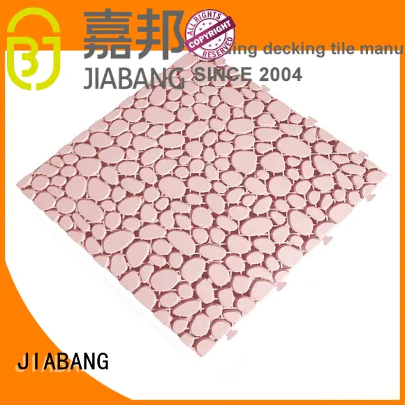 plastic floor tiles outdoor kitchen JIABANG Brand non slip bathroom tiles